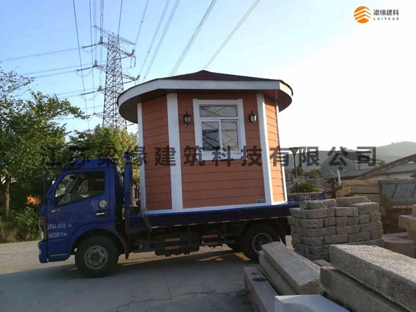 梁緣建科木構異形門衛緊急采購供應完成